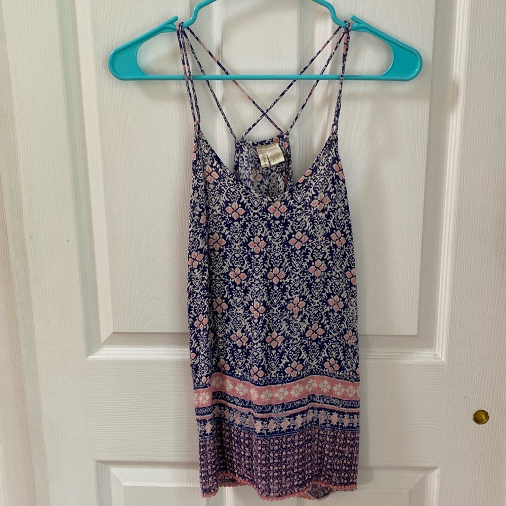 Hippie boho style strappy tank
